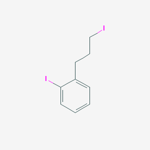 molecular formula C9H10I2 B14288067 1-Iodo-2-(3-iodopropyl)benzene CAS No. 115860-48-5
