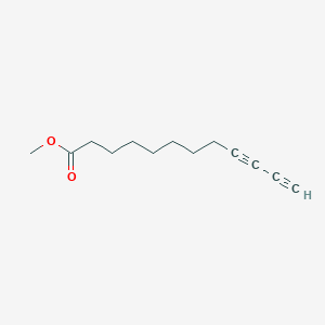 molecular formula C13H18O2 B14288080 9,11-Dodecadiynoic acid, methyl ester CAS No. 140654-96-2