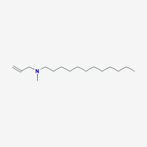 molecular formula C16H33N B14288145 N-Methyl-N-(prop-2-en-1-yl)dodecan-1-amine CAS No. 119994-85-3