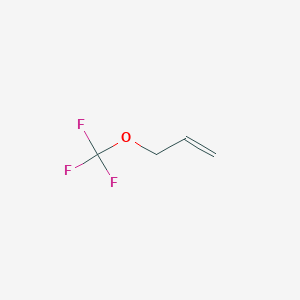molecular formula C4H5F3O B14288232 1-Propene, 3-(trifluoromethoxy)- CAS No. 140899-21-4