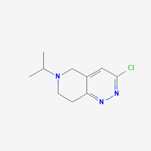 3-chloro-6-(propan-2-yl)-5H,6H,7H,8H-pyrido[4,3-c]pyridazine