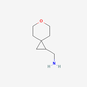 molecular formula C8H15NO B1428828 6-Oxaspiro[2.5]octan-1-ylmethanamine CAS No. 1339128-10-7