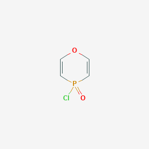 molecular formula C4H4ClO2P B14288301 4H-1,4-Oxaphosphorin, 4-chloro-, 4-oxide CAS No. 114219-87-3