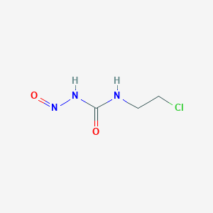 molecular formula C3H6ClN3O2 B14288337 N-(2-Chloroethyl)-N'-nitrosourea CAS No. 119876-18-5