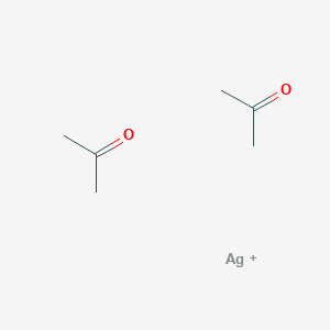 molecular formula C6H12AgO2+ B14288358 silver;propan-2-one CAS No. 128904-00-7