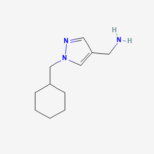 [1-(cyclohexylmethyl)-1H-pyrazol-4-yl]methanamine