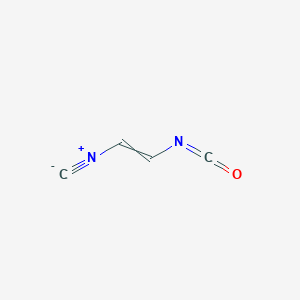 molecular formula C4H2N2O B14288363 1-Isocyanato-2-isocyanoethene CAS No. 140438-49-9