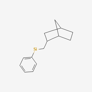 molecular formula C14H18Si B14288370 CID 78061101 