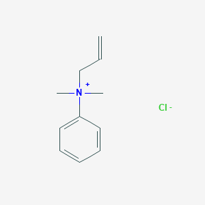 molecular formula C11H16ClN B14288377 N,N-Dimethyl-N-(prop-2-en-1-yl)anilinium chloride CAS No. 114841-77-9