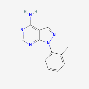 molecular formula C12H11N5 B1428844 1-o-Tolyl-1H-pyrazolo[3,4-d]pyrimidin-4-amine CAS No. 925006-64-0