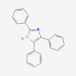 molecular formula C21H16NP B14288484 2,4,5-triphenyl-3H-1,3-azaphosphole CAS No. 117949-41-4