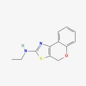 molecular formula C12H12N2OS B1428853 N-ethyl-4H-chromeno[4,3-d][1,3]thiazol-2-amine CAS No. 1341939-80-7
