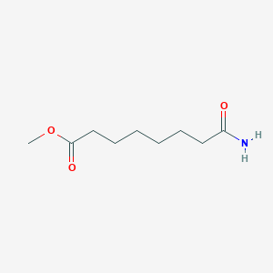 molecular formula C9H17NO3 B14288531 Methyl 8-amino-8-oxooctanoate CAS No. 123865-74-7