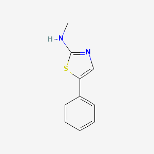 molecular formula C10H10N2S B1428855 N-methyl-5-phenyl-1,3-thiazol-2-amine CAS No. 1344198-25-9