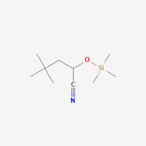 4,4-Dimethyl-2-[(trimethylsilyl)oxy]pentanenitrile