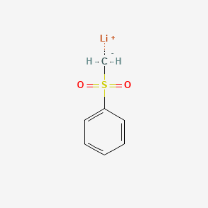 molecular formula C7H7LiO2S B14288606 Lithium, [(phenylsulfonyl)methyl]- CAS No. 116511-95-6