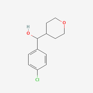 (4-Chlorophenyl)(oxan-4-yl)methanol