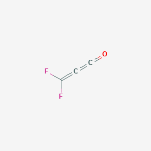 molecular formula C3F2O B14288694 Difluoropropadien-1-one CAS No. 119820-21-2