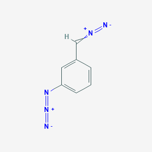 molecular formula C7H5N5 B14288706 1-Azido-3-(diazomethyl)benzene CAS No. 113962-87-1