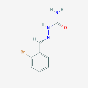 molecular formula C8H8BrN3O B14288756 [(2-Bromophenyl)methylideneamino]urea CAS No. 120445-41-2