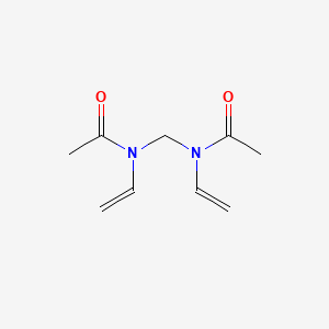 molecular formula C9H14N2O2 B14288765 N,N'-Methylenebis(N-ethenylacetamide) CAS No. 138369-37-6