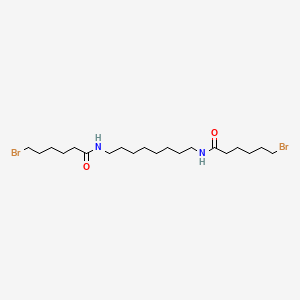 molecular formula C20H38Br2N2O2 B14288819 N,N'-(Octane-1,8-diyl)bis(6-bromohexanamide) CAS No. 138200-91-6