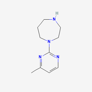 molecular formula C10H16N4 B1428884 1-(4-Methylpyrimidin-2-yl)-1,4-diazepane CAS No. 1341665-93-7