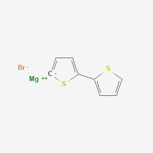 molecular formula C8H5BrMgS2 B14288875 magnesium;5-thiophen-2-yl-2H-thiophen-2-ide;bromide CAS No. 124394-47-4