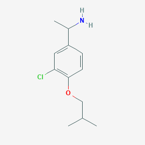 1-(3-Chloro-4-isobutoxyphenyl)-ethylamine