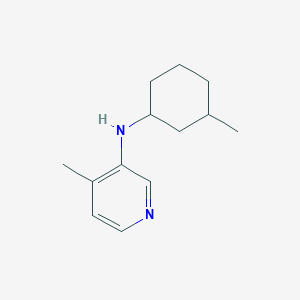4-methyl-N-(3-methylcyclohexyl)pyridin-3-amine