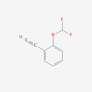 molecular formula C9H6F2O B1428896 1-(二氟甲氧基)-2-乙炔基苯 CAS No. 1342158-87-5