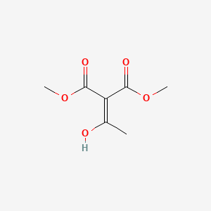 molecular formula C7H10O5 B14288960 Dimethyl (1-hydroxyethylidene)propanedioate CAS No. 113934-48-8
