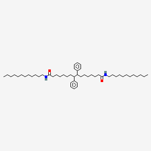 molecular formula C52H88N2O2 B14288971 N~1~,N~16~-Didodecyl-8,9-diphenylhexadecanediamide CAS No. 138647-92-4