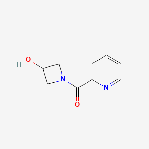 molecular formula C9H10N2O2 B1428899 (3-Hydroxyazetidin-1-yl)(pyridin-2-yl)methanone CAS No. 1341470-96-9