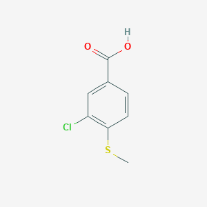 molecular formula C8H7ClO2S B1428900 3-Chloro-4-(methylsulfanyl)benzoic acid CAS No. 121120-08-9