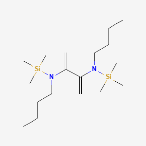 molecular formula C18H40N2Si2 B14289004 N~2~,N~3~-Dibutyl-N~2~,N~3~-bis(trimethylsilyl)buta-1,3-diene-2,3-diamine CAS No. 139326-67-3