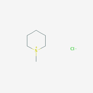 molecular formula C6H13ClS B14289072 1-Methylthian-1-ium chloride CAS No. 114067-65-1