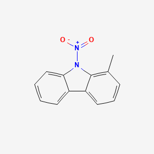 molecular formula C13H10N2O2 B14289086 9H-Carbazole, methylnitro- CAS No. 116232-63-4