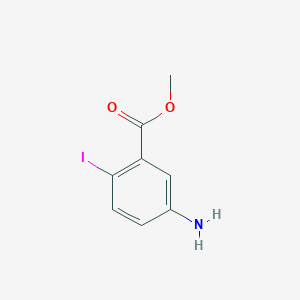 molecular formula C8H8INO2 B1428917 Methyl 5-amino-2-iodobenzoate CAS No. 1065102-79-5