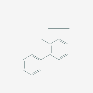 molecular formula C17H20 B14289176 3-tert-Butyl-2-methyl-1,1'-biphenyl CAS No. 141504-68-9