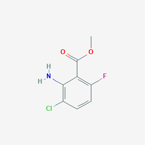 molecular formula C8H7ClFNO2 B1428918 Methyl 2-amino-3-chloro-6-fluorobenzoate CAS No. 1342035-05-5