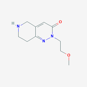 molecular formula C10H15N3O2 B1428919 2-(2-methoxyethyl)-5,6,7,8-tetrahydropyrido[4,3-c]pyridazin-3(2H)-one CAS No. 1282786-48-4
