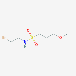 molecular formula C6H14BrNO3S B1428920 N-(2-bromoethyl)-3-methoxypropane-1-sulfonamide CAS No. 1342285-08-8