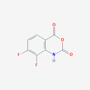 molecular formula C8H3F2NO3 B1428921 7,8-二氟-1H-苯并[D][1,3]噁嗪-2,4-二酮 CAS No. 1196152-04-1