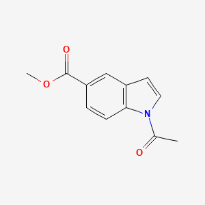 molecular formula C12H11NO3 B14289241 Methyl 1-acetylindole-5-carboxylate CAS No. 126759-59-9