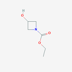 molecular formula C6H11NO3 B1428929 Ethyl 3-hydroxyazetidine-1-carboxylate CAS No. 1334478-62-4