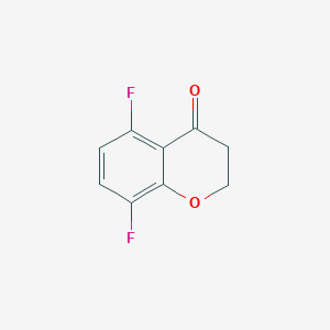 molecular formula C9H6F2O2 B1428933 5,8-Difluorochroman-4-one CAS No. 942196-01-2