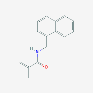 molecular formula C15H15NO B14289337 N-(1-Naphthylmethyl)methacrylamide CAS No. 137824-05-6