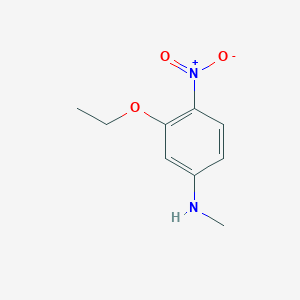 molecular formula C9H12N2O3 B1428935 3-ethoxy-N-methyl-4-nitroaniline CAS No. 1339134-87-0