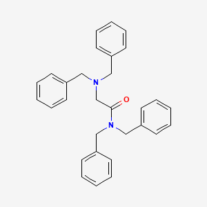 molecular formula C30H30N2O B14289361 N,N,N~2~,N~2~-Tetrabenzylglycinamide CAS No. 113779-03-6